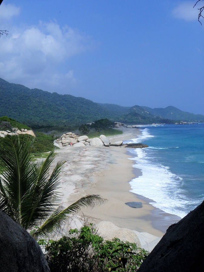 Viewpoint on the way to Cabo San Juan in Tayrona National Park