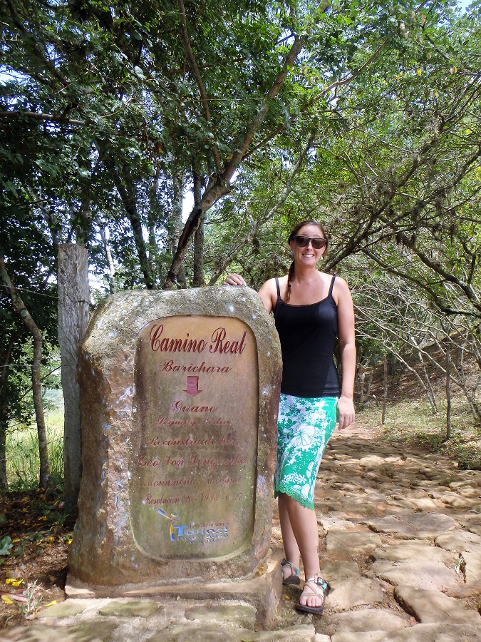 The beginning of the Camino Real trail from Barichara