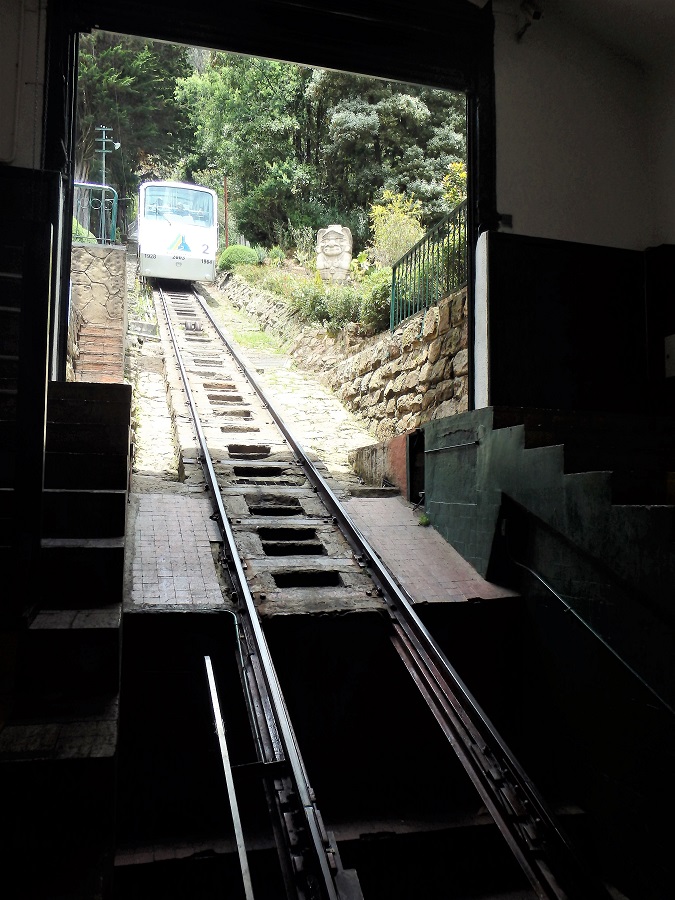 The funicular at Monserrat