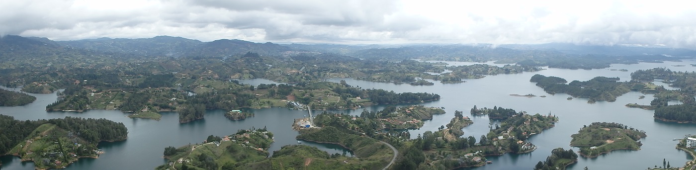 A panorama of Guatape