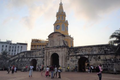 Torre del Reloj, the former entrance to Cartagena's Old Town