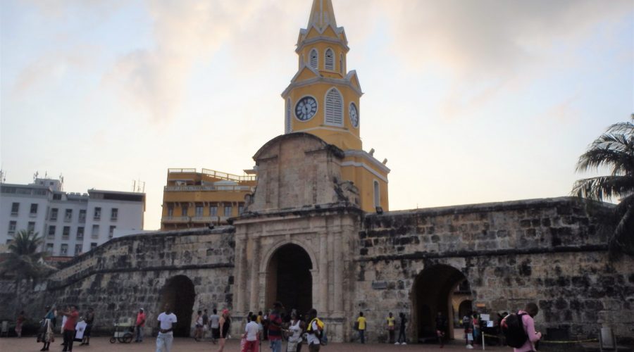 Torre del Reloj, the former entrance to Cartagena's Old Town