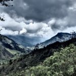 Dark clouds loom over the Cocora Valley