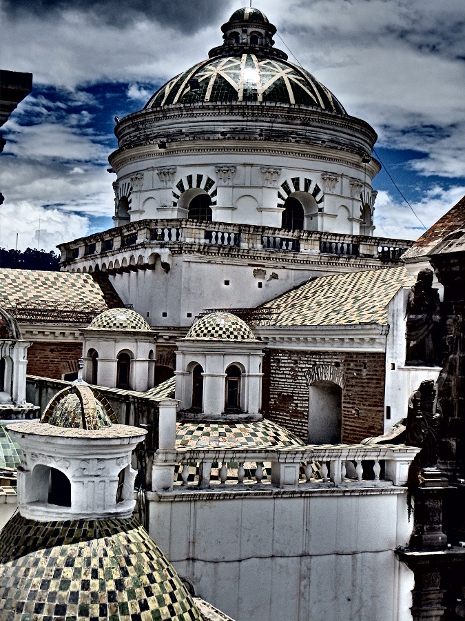 A striking colonial-style museum in Quito's centro historico