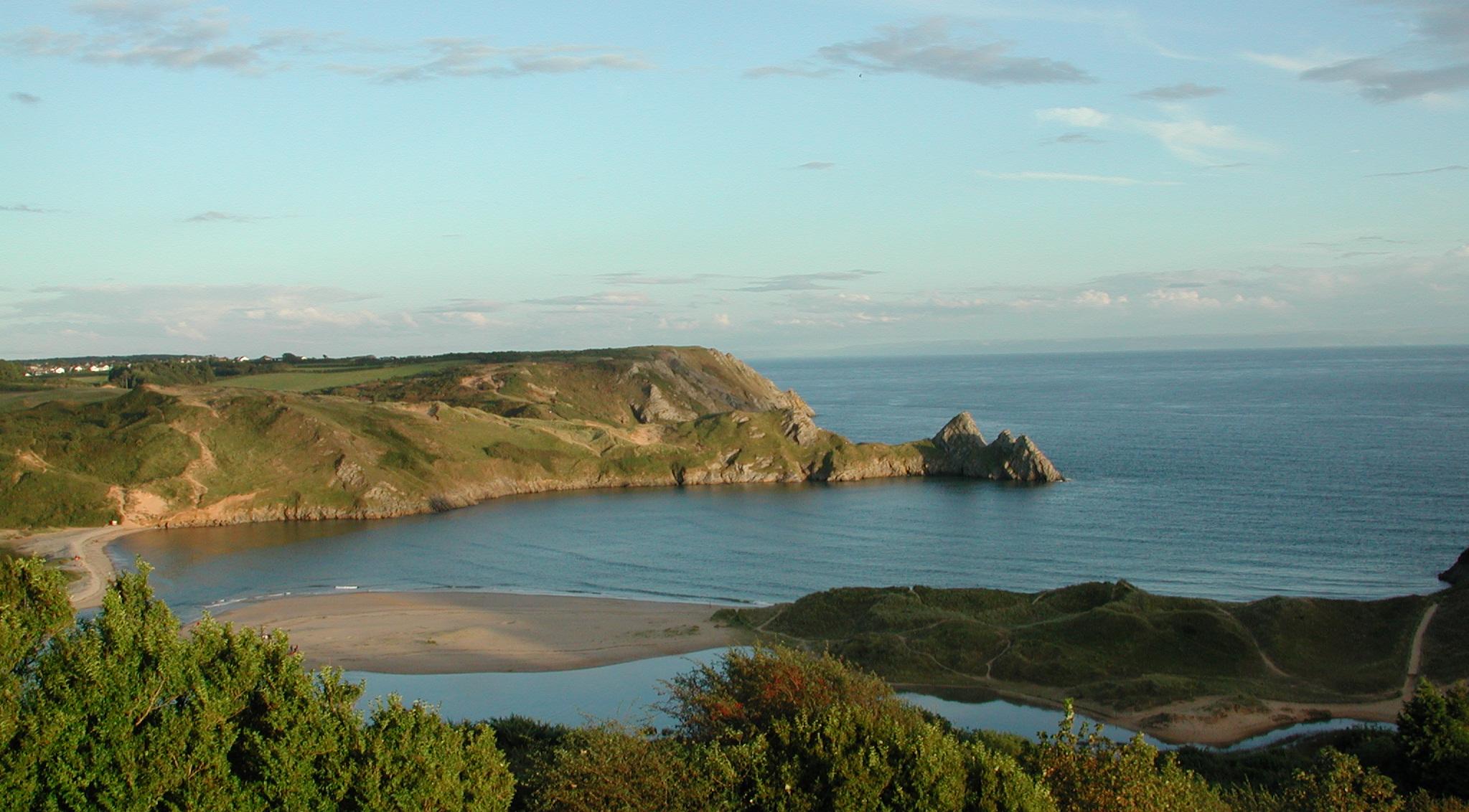 Three Cliffs Bay, Gower Peninsular, Wales AONB