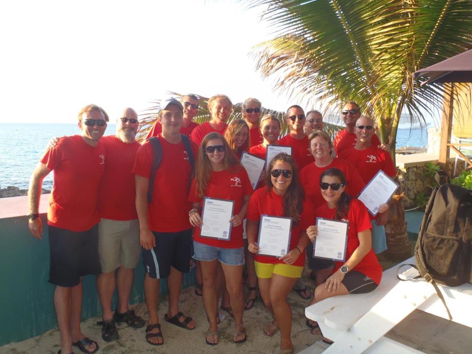 Us and fellow IDC students celebrating our certificates