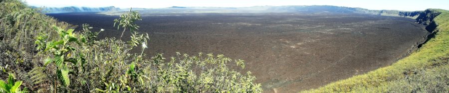 A panoramic of the Sierra Nevada caldera (crater)