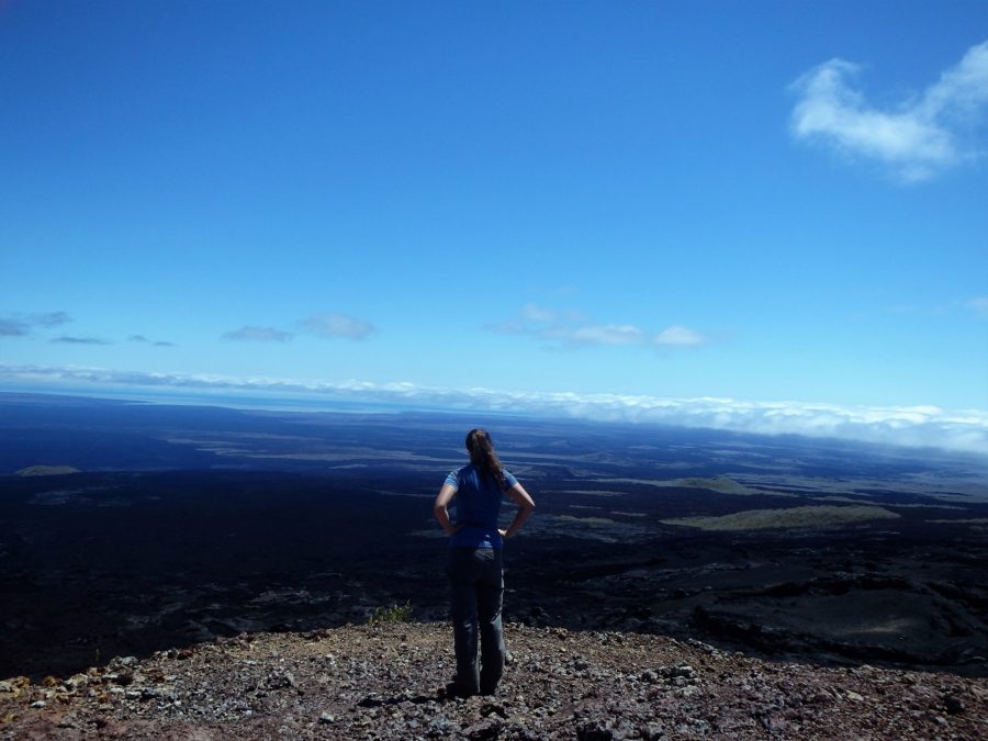 A shot of me gazing out over Isabela island on a clear day