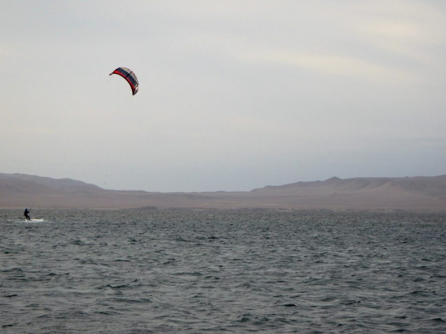 South America, Peru, Paracas, Paracas National Reserve, Isla Ballestas, Kite Boarding, Kite Club Paracas