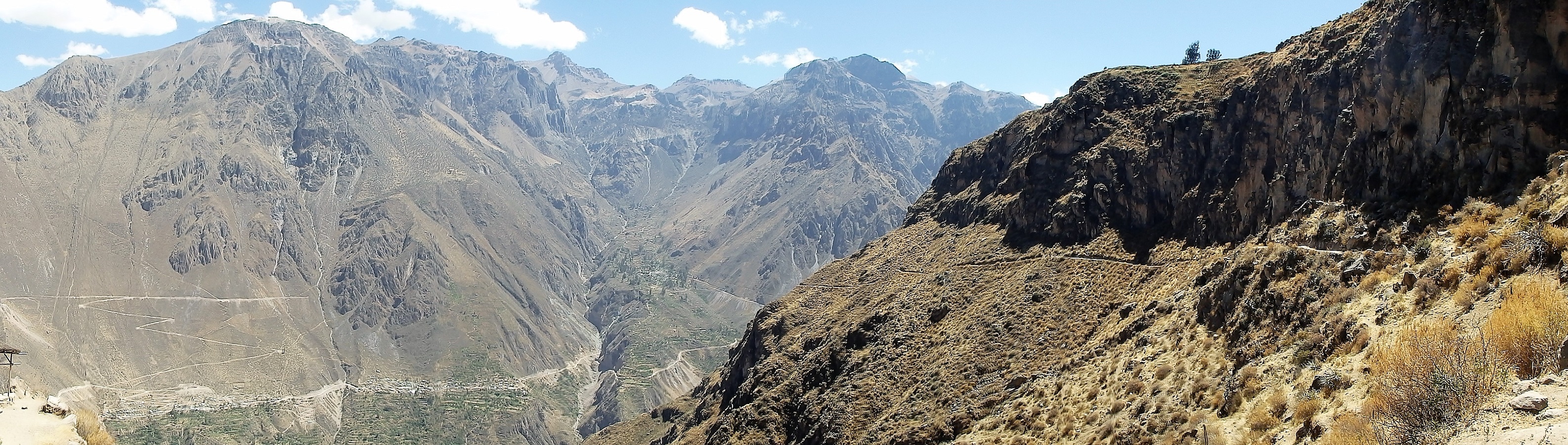 Panorama of the Colca Canyon