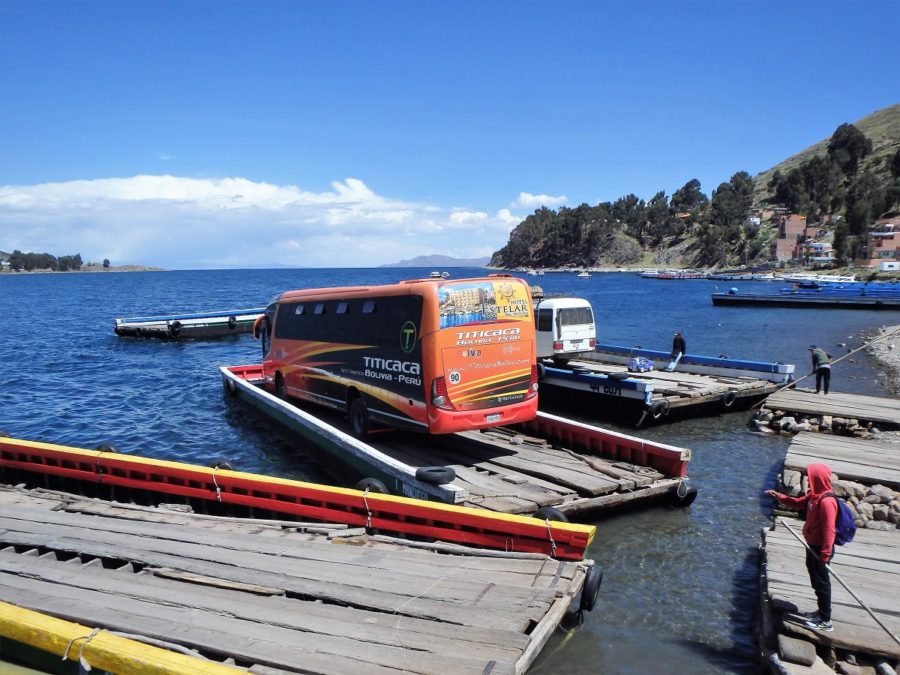 South America, Bolivia, Budget Travel, Backpacking, Jacks On a Journey, Lake Titicaca, Bus Crossing, Boat Crossing, raft