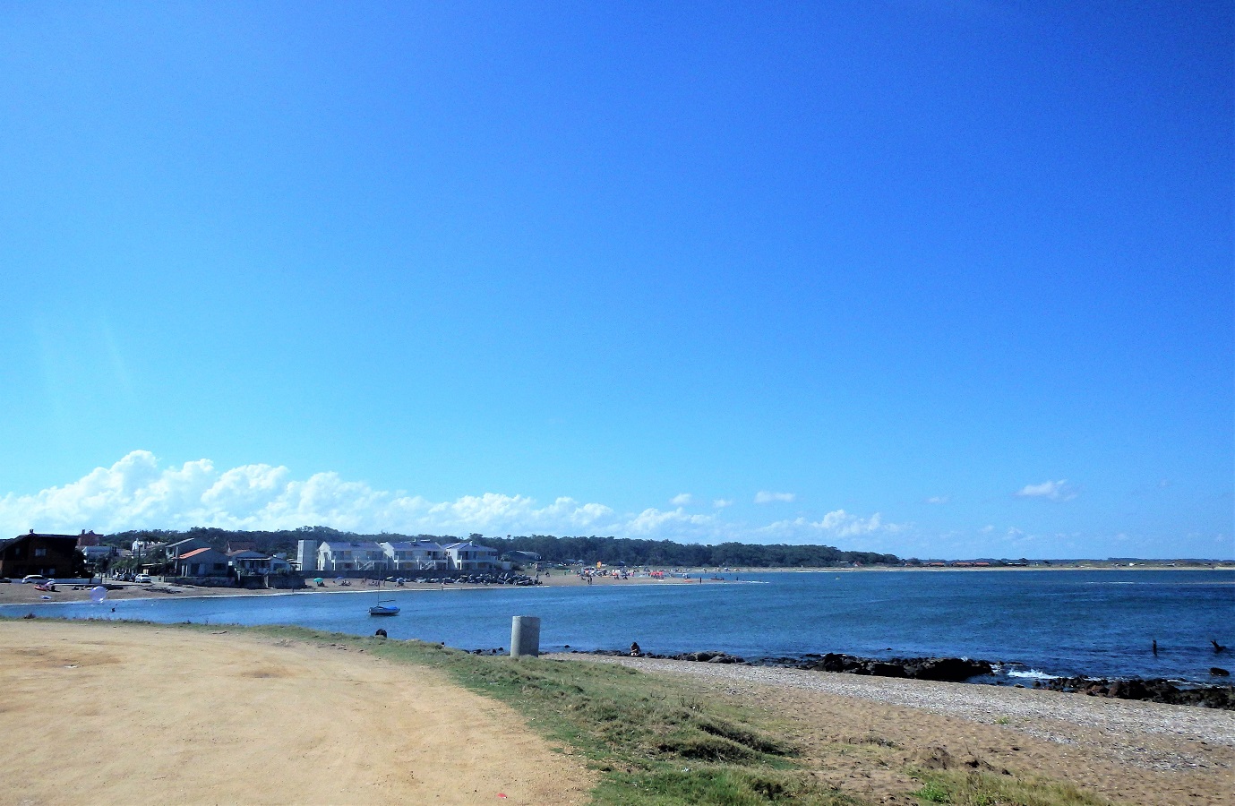 A quiet beach in La Paloma, Uruguay