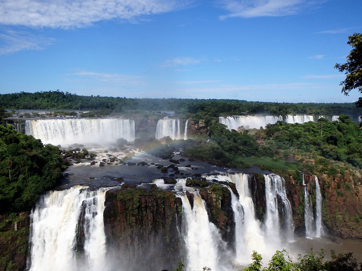 Iguazu Falls, South America, Argentina, Brazil, waterfalls, Biggest, Huge, Powerful,