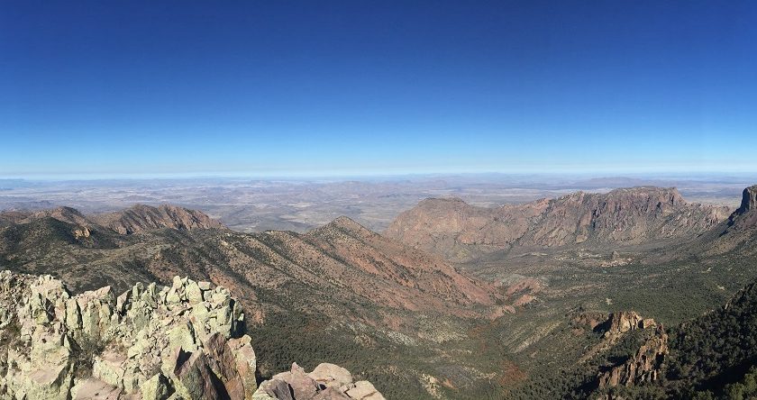 Landscape of Big Bend National Park, TX