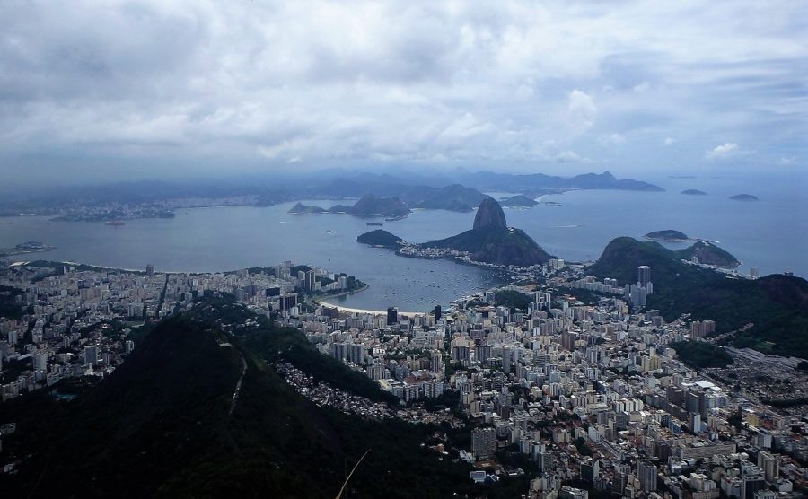 View of Rio de Janeiro from Corcovado Mountain