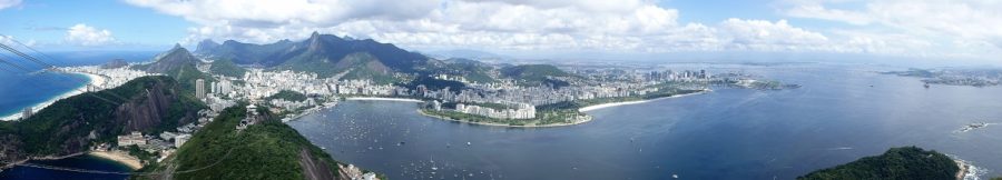 A panorama from Sugarloaf Mountain 