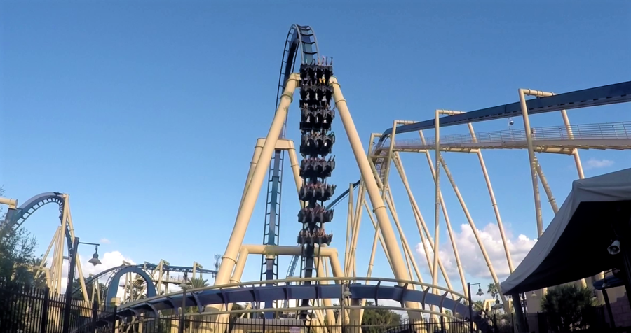 Rollercoaster at Busch Gardens, Tampa